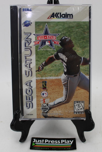 All-Star Baseball '97 Featuring Frank Thomas Sega Saturn Game COMPLETE mlb NTSC