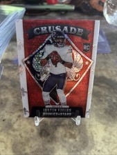 2021 Panini Rookies & Stars - Crusade Red Wave Prizm # CR-23 Justin Fields (RC)