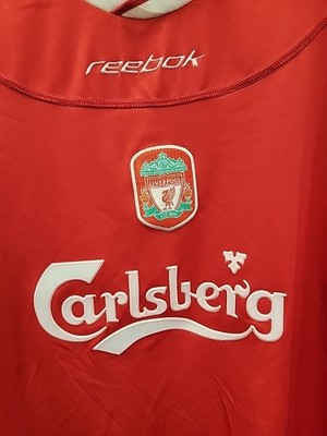 Vintage Liverpool 2002-2004 Home Football Shirt Mens Size XL Y2K