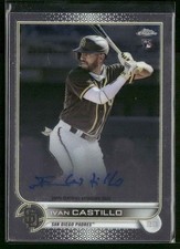 Ivan Castillo 2022 Topps Chrome Rc Auto San Diego Padres Rookie RA-IC