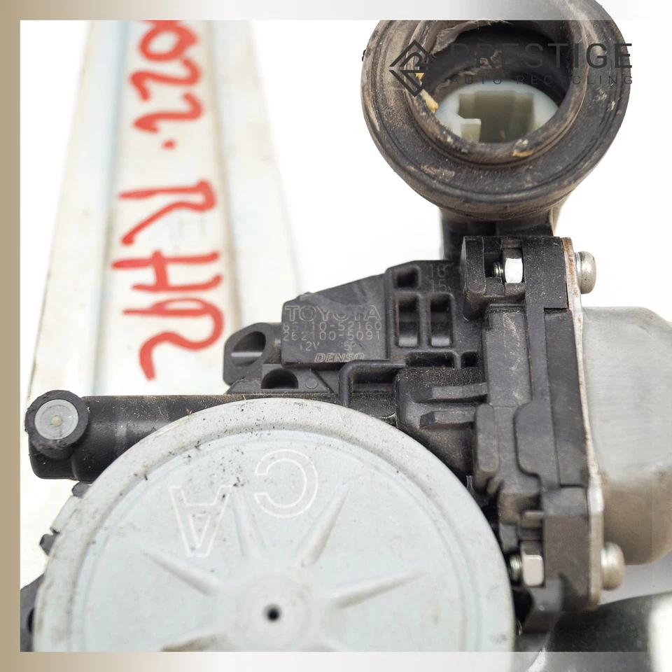 Regulador de ventana de puerta Toyota Prius C 2012-2019 con motor trasero izquierdo 69804-52130 Foto 2 de 4