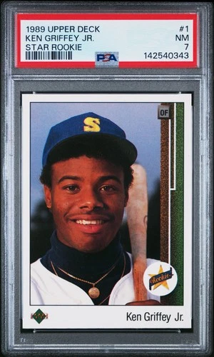 1989 Upper Deck #1 Ken Griffey Jr. Star Rookie PSA 7