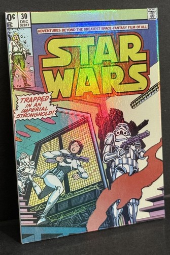2024 Topps Masterwork Star Wars #MC-8 Star Wars #30 Dec 1979 Comic Cover /299 - Picture 2 of 4