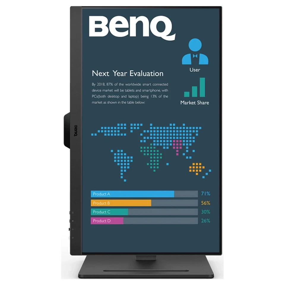 BenQ BL2780T 27" Full HD 16:9 IPS Business Monitor, Ergonomic Design, Black - Image 2 of 4
