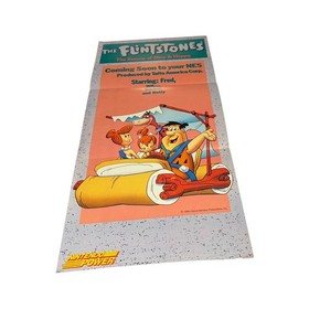 The Flintstones: Rescue of Dino & Hoppy Poster - Nintendo NES (Nintendo Power)