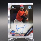 2019 Bowman Chrome Autographs Luis Garcia Rookie Card (RC) #CPA-LG 1st Auto SP