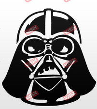 darth vader decal, star wars sith lord, galactic empire, vinyl bumper sticker