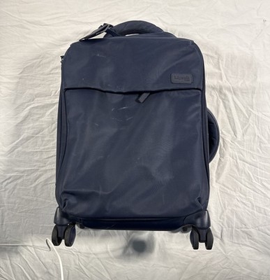 Lipault Plume Spinner Suitcase Navy Blue Cabin Model 55cm Pre-Owned 