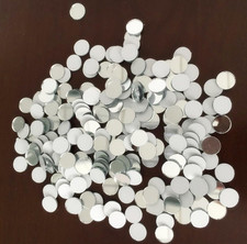 Set of 200Pcs Small round Glass Crafts, Real Glass Mirror Mosaic Tiles 1X1Cm 