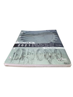 #ad #ad ASME Boiler amp; Pressure Vessel Code Section IV 2021 Sealed Book Heating Boilers C $380.00