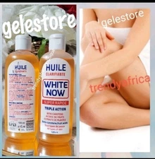 X 1 Huile White-Now  oil. 125mlx 1. ALL SKIN TYPES. 💯 AUTHENTIC