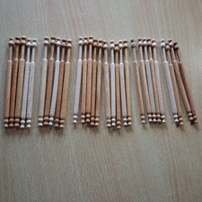 29 x Lace Making Bobbins WOOD Brand new never used B44