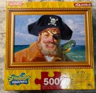 Aquarius SpongeBob SquarePants: PIRATE w/PARROT 500pc 19" x 14" Puzzle! #63317 — photo 1