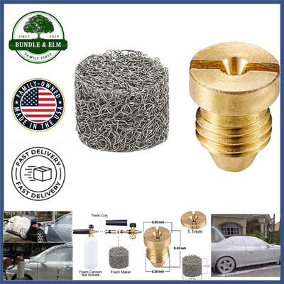 #ad #ad Stainless Steel Foam Maker Nozzles for Pressure Washers Max Pressure 3000 PSI $7.89