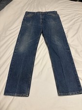 Vintage Levi's 505 Orange Tab Jeans Men's Size 36x31 Made in USA 1996 Med Wash