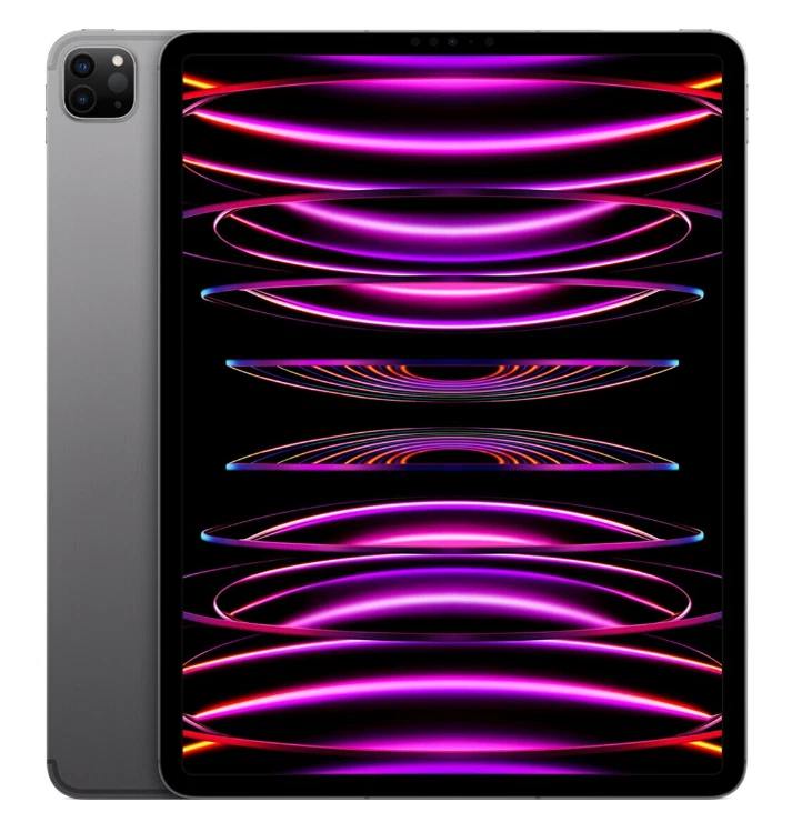 Apple iPad Pro 12,9" 6. Gen 2022 512GB WiFi Spacegrau Bat.100%  inkl.Ladekabel, Foto 1 von 4