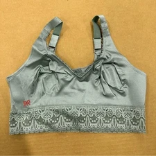 New Ruby Ribbon Lace Demiette Bra Sage Green