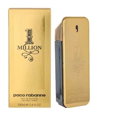 1 Million by Paco Rabanne Eau De Toilette Men's 3.4 oz Spray New & Sealed