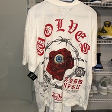 Darc Sport x Von Dutch Eye of the Beholder Oversized Tee white large (SOLD OUT)