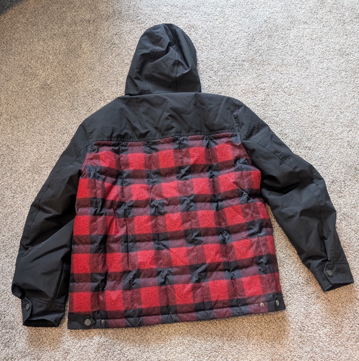 Pendleton Mens Jacket Large Red Black Buffalo Pla… - image 2