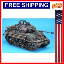 1/35 Scale Die-Cast Resin Model Assembled Kit US Army Sherman M4A3E8 1945 Upd...