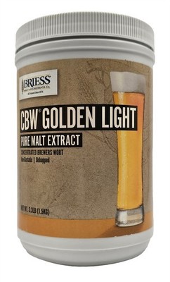 Briess Golden Light Liquid Malt Extract 3.3lbs for Home Brew Beer Making
