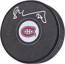 Juraj Slafkovsky Montreal Canadiens Signed Hockey Puck