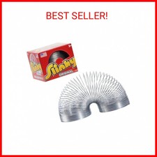 The Original Slinky Walking Spring Toy, 2.75-inch Diameter Metal Slinky, Fidget