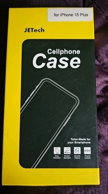 JETech Magnetic Case for iPhone 15 Plus Pink Clear