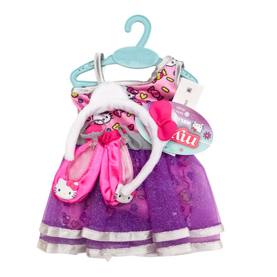 My Life As Hello Kitty Dance Outfit Purple Dress Ballet Set 18'' Doll Clothes NEW