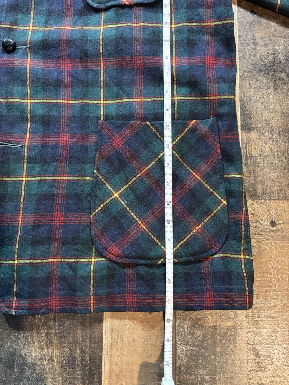 VINTAGE Pendleton Wool Topster Shacket Blazer Mac… - image 9