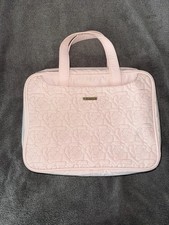 Hanging Toiletry Bag Travel Organizer Pink Makeup Cosmetic Case Fold Out