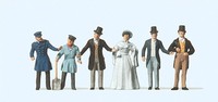 Preiser Ho 12046 Figurensatz LokfüHrer, Heizer Und Reisende Um 1847 Neu Ovp