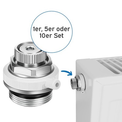 kör4u vollautomatischer Heizungs-Entlüftungsstopfen 1/2''