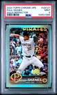 2024 Paul Skenes Topps Chrome Update #USC27 Aqua/199 PSA 9