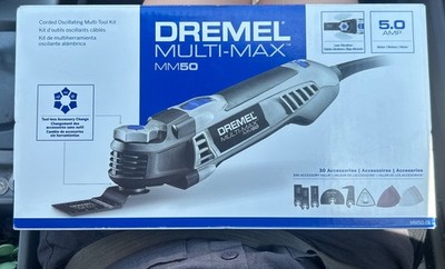 Dremel 5 Amp Multi-Max MM50 Oscillating Multi-Tool Kit w/30 Accessories & Bag