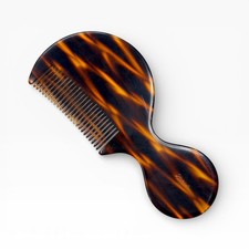 Vintage Janeke Faux Tortoiseshell Wide Hair Comb, Made in Italy