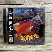 Hot Wheels Turbo Racing PS1 PlayStation Video Game Tested Complete Works