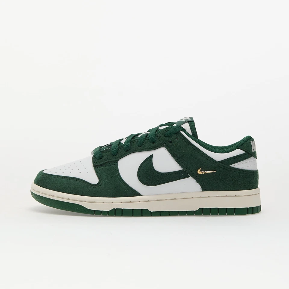 Nike W Dunk Low Gorge Verde Dorado Mini Swoosh IB4417-100 Mujer Zapatos Tenis Foto 2 de 4