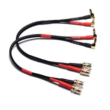 Speaker Cable Extension with Right Angle Banana Plugs, 12 AWG, Banana Jack Co...