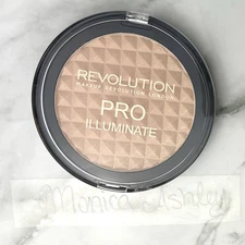 New Revolution Pro Illuminate Highlighter, Champagne Gold, 0.52oz/15g Large Size