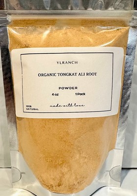 Tongkat Root Powder Organic Raw ~ Fresh Ground from Red & Yellow Root