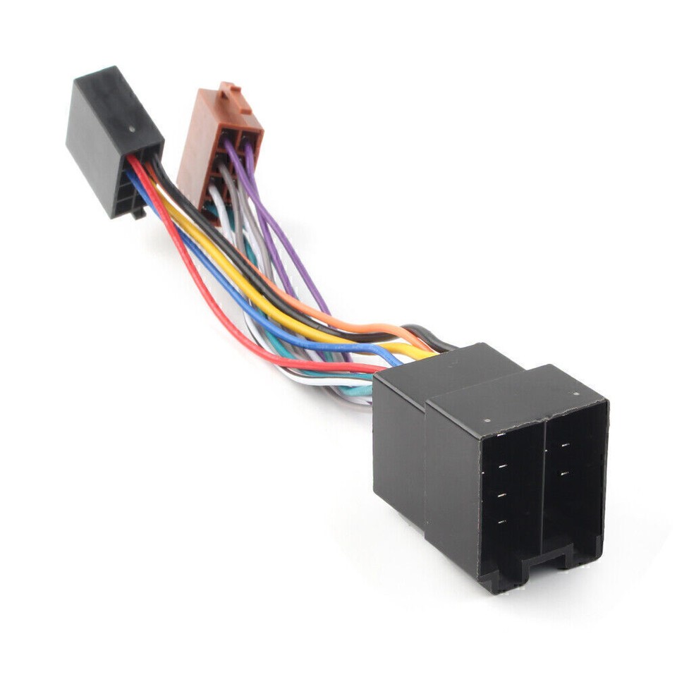 ISO Wiring Harness Lead Stereo Radio Adaptor Cable Connector Loom For