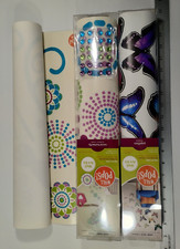 2 WallPops Wall Art Kits  Butterfly Kit 22 Pieces  Papillion Kit 18 Pieces