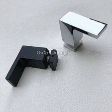 Solid Brass Shower Door Handles 6~12mm Single Side Glass Door Pulls Small Knobs