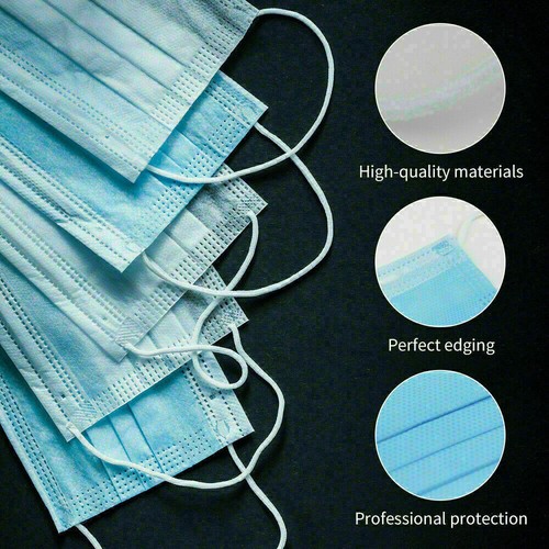 50/100/500 3 Ply Ear loop Face Mask Non Medical Surgical Dental Disposable Masks - Picture 9 of 67