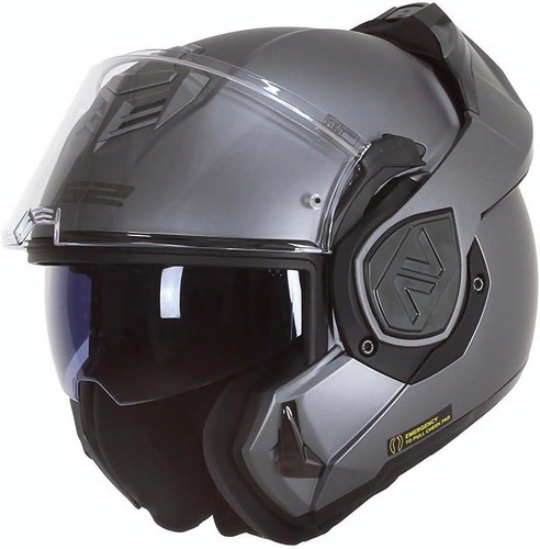 Helm Modular Reversible Umwandelbar LS2 Advant Solid Titan Matt GRÖSSE S - Bild 4 von 9
