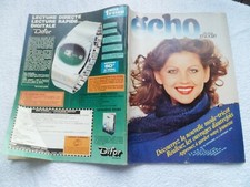 ECHO DE LA MODE N°39 26/09/1975 Couture Tricot Romy Schneider