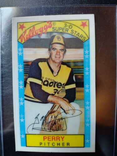 GAYLORD PERRY 1979 KELLOGG’S SAN DIEGO PADRES 3-D SUPERSTARS CARD #49 NM - Picture 1 of 1