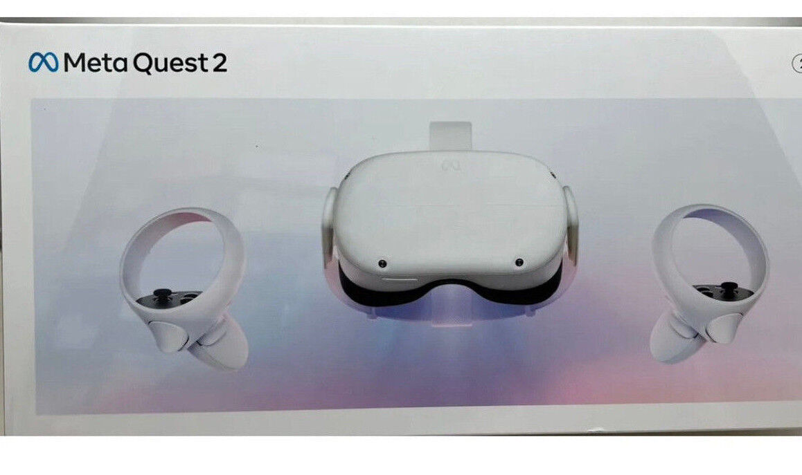 NEW Meta Quest 2 (Oculus) All-in-One Virtual Reality VR Gaming Headset 128GB